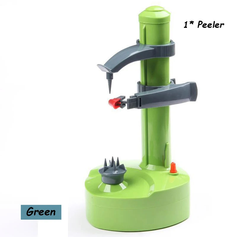 Automatic Fruit Vegetable Potato Peeler Electric Vegetable Fruit Tool Multi-functional Peeling Cutter Kitchen Gadget Accessories