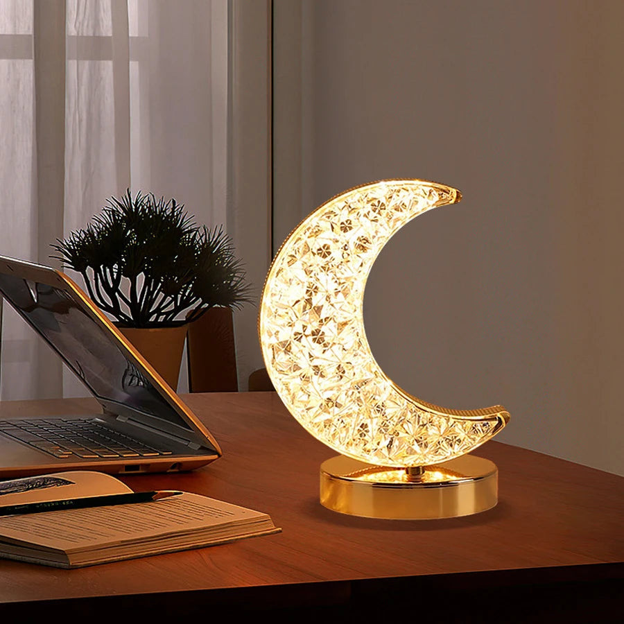 Dreamy Quicksand Painting RGB Art Table Lamp,3D Dynamic Deep Sea Sandscape,Round Glass,Dimmable Night Light,Office,Living Room