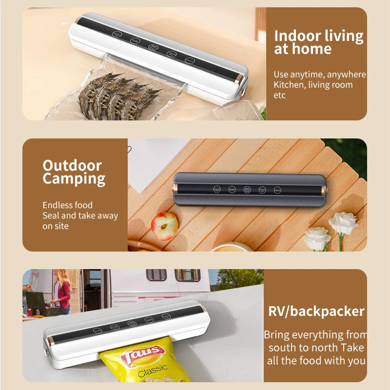 Wireless Fully Automatic Vacuum Sealing Machine Both Dry And Wet Oil Powders Fluffiness Tapping and Single Sealing