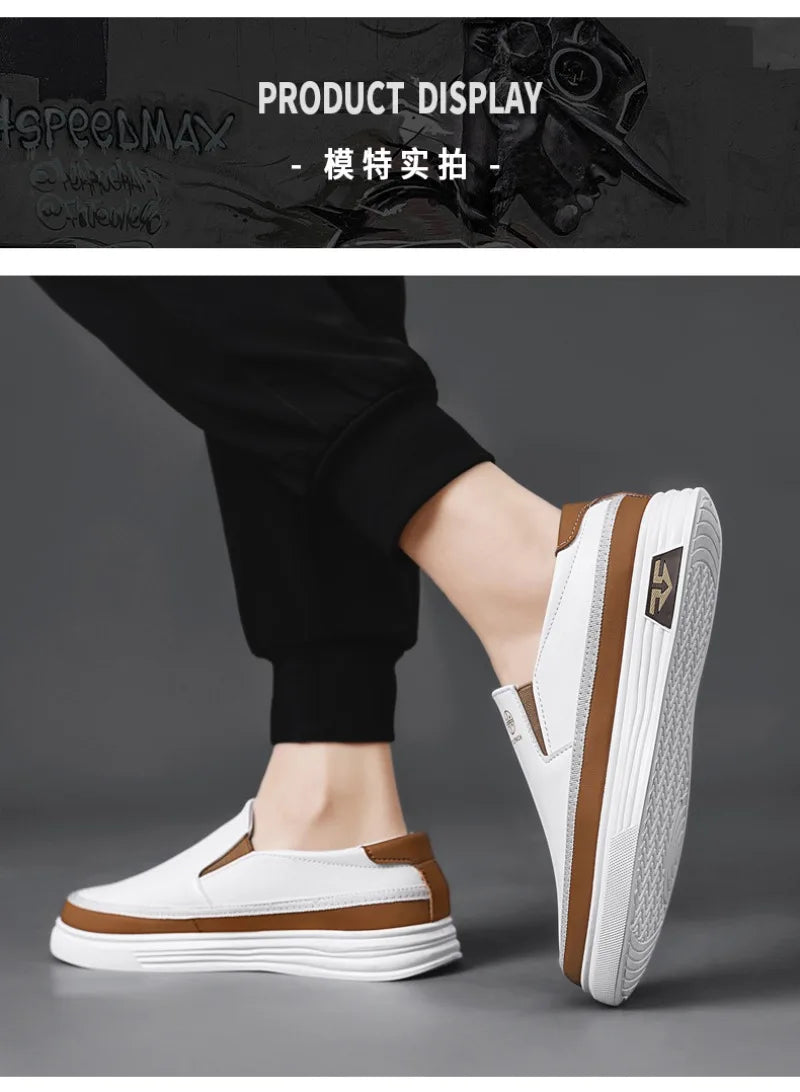 Men's Loafers Fashion Handmade Leather Shoes Luxury Brand Casual Shoe Classics Business Men's Dress Shoes Slip on Driving Shoes