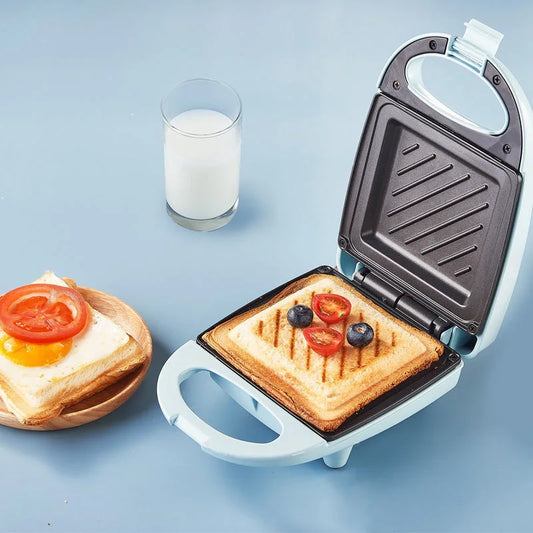 Multifunction Sandwich Maker Fast Heating Toaster Home Breakfast Making Machine Kitchen Electric Baking Pan Roast Meat Omelette