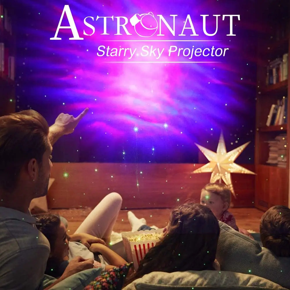 Astronaut Star Projector Night Light 360 Adjustable with Timer and Remote Control for Bedroom Party Birthday Decorations Gifts