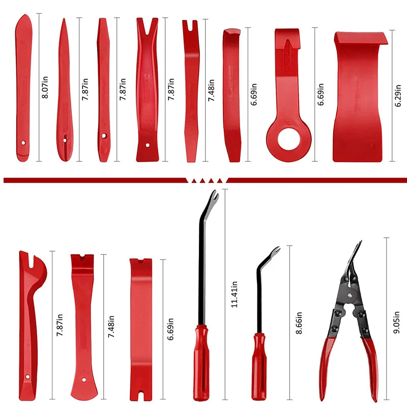 Auto Car Instrument Board Removal Tool Kit Automobile Sound Disassembly Kit Hand Tool Set Crowbar Screwdriver Deluxe Toolkit