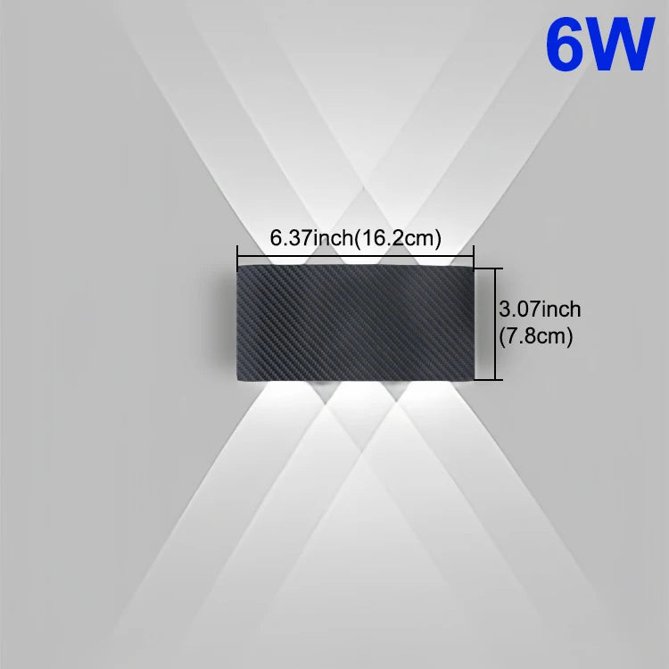 Modern Outdoor Wall Lamp Waterproof LED Wall lamp AC85-265V 6W 10W Decoration lamps For Bedroom Aisle Gallery Living Room