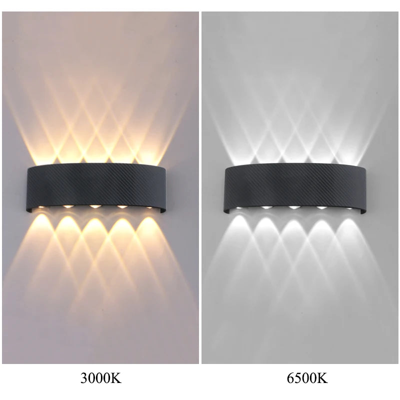 Modern Outdoor Wall Lamp Waterproof LED Wall lamp AC85-265V 6W 10W Decoration lamps For Bedroom Aisle Gallery Living Room