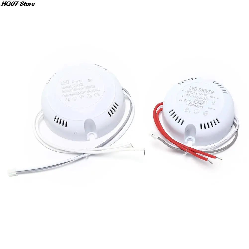 1 pc 24W 36w LED Driver,ceiling Driver,220v Round Driver Lighting Transform For LED Downlights, Lights