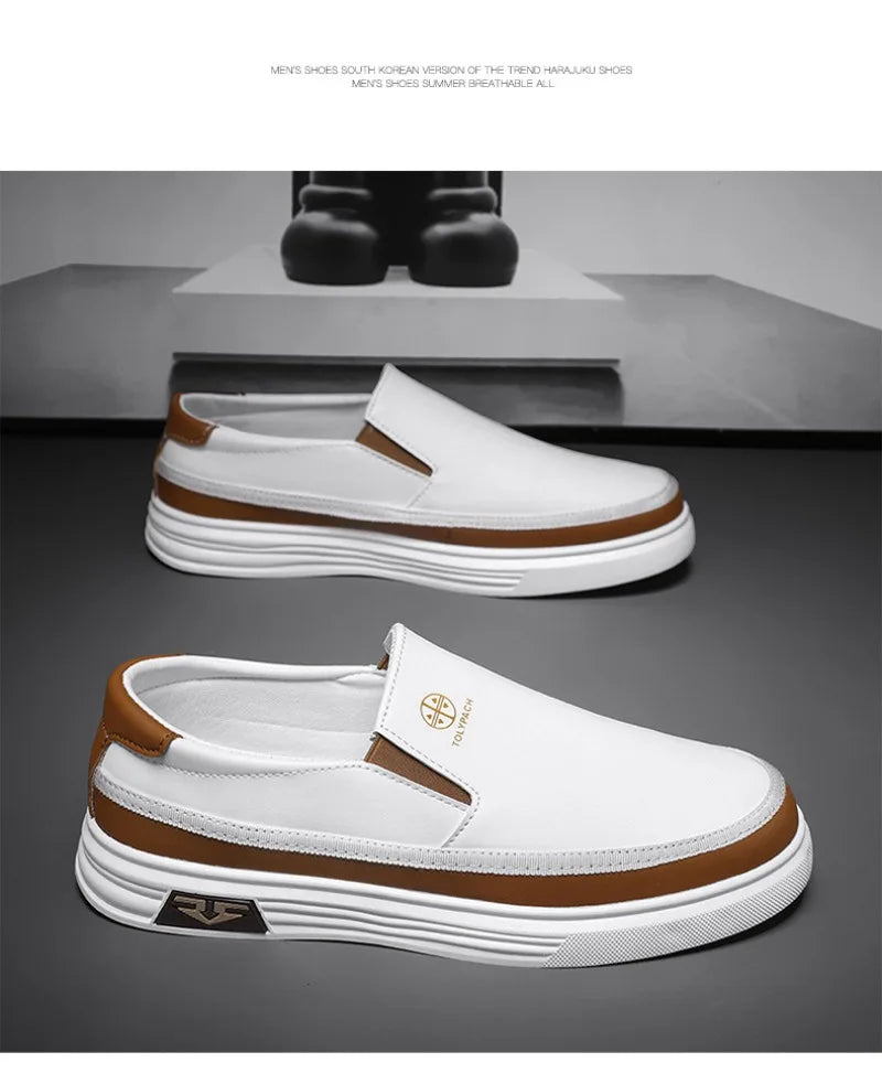 Men's Loafers Fashion Handmade Leather Shoes Luxury Brand Casual Shoe Classics Business Men's Dress Shoes Slip on Driving Shoes
