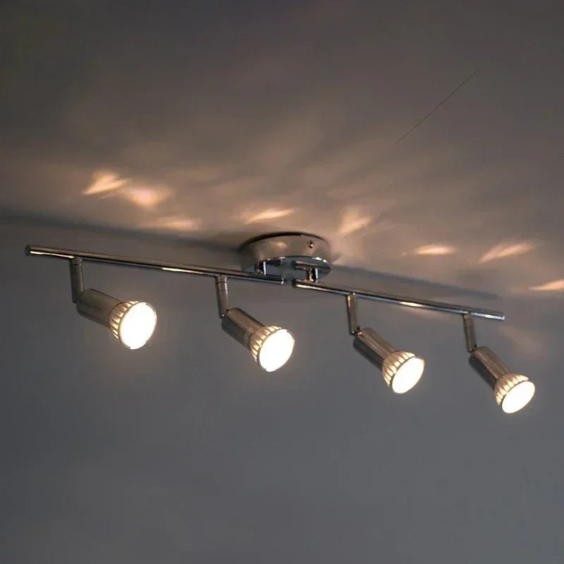Modern ceiling light Adjustable Rotatable Ceiling lamp GU10 LED Bulb Bar Lamp Wall Sconces Living Room Cabinet bedroom lamp
