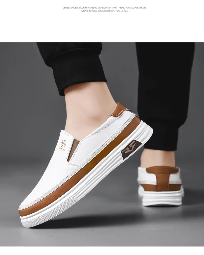 Men's Loafers Fashion Handmade Leather Shoes Luxury Brand Casual Shoe Classics Business Men's Dress Shoes Slip on Driving Shoes