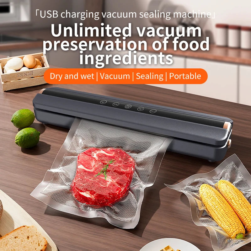 Wireless Fully Automatic Vacuum Sealing Machine Both Dry And Wet Oil Powders Fluffiness Tapping and Single Sealing