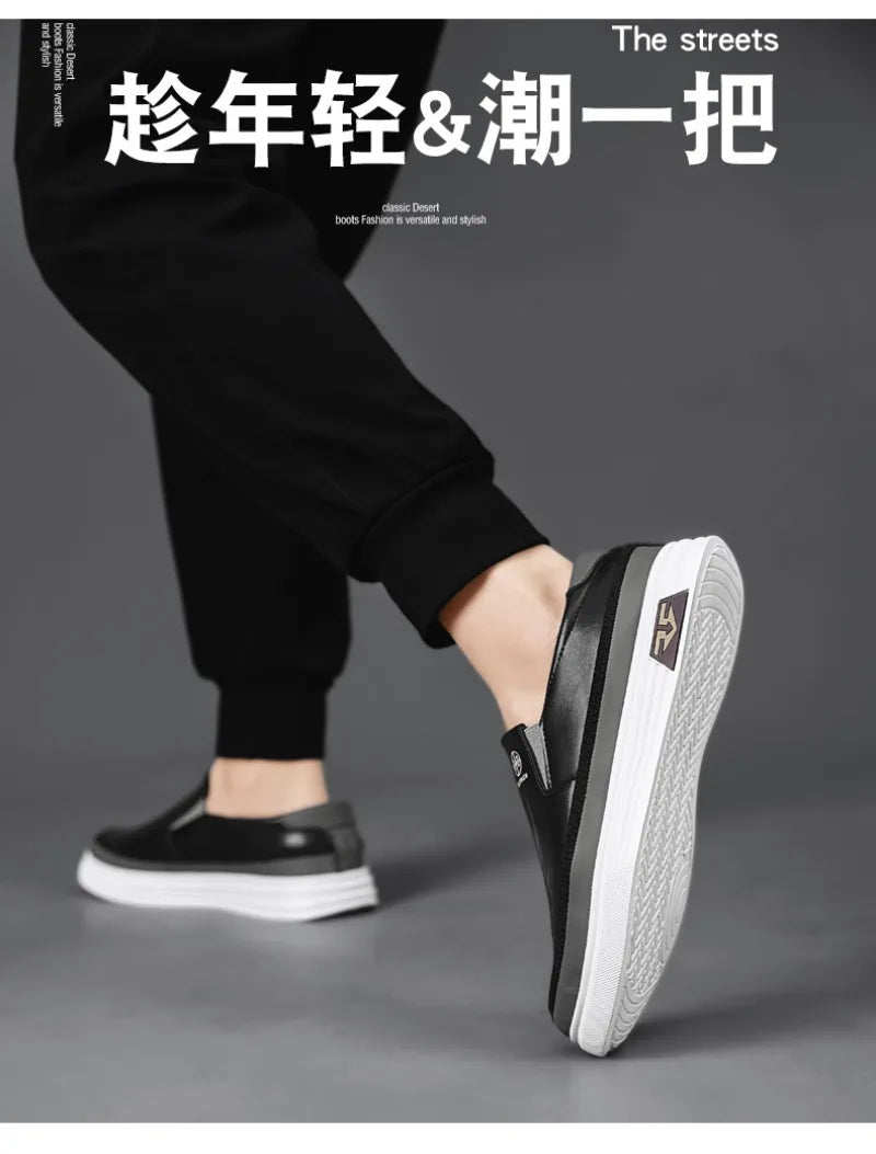Men's Loafers Fashion Handmade Leather Shoes Luxury Brand Casual Shoe Classics Business Men's Dress Shoes Slip on Driving Shoes