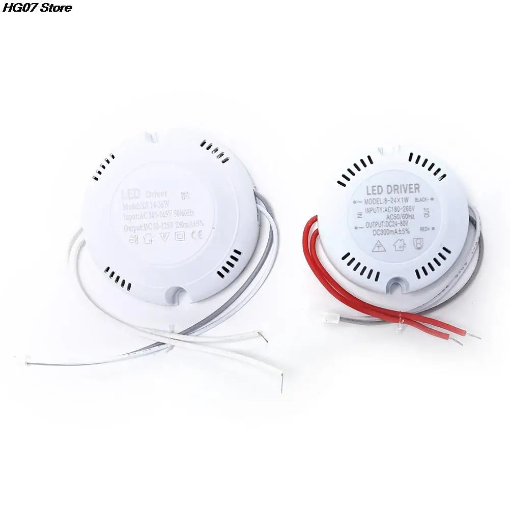 1 pc 24W 36w LED Driver,ceiling Driver,220v Round Driver Lighting Transform For LED Downlights, Lights