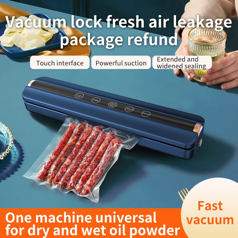 Wireless Fully Automatic Vacuum Sealing Machine Both Dry And Wet Oil Powders Fluffiness Tapping and Single Sealing