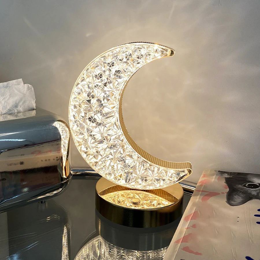 Dreamy Quicksand Painting RGB Art Table Lamp,3D Dynamic Deep Sea Sandscape,Round Glass,Dimmable Night Light,Office,Living Room