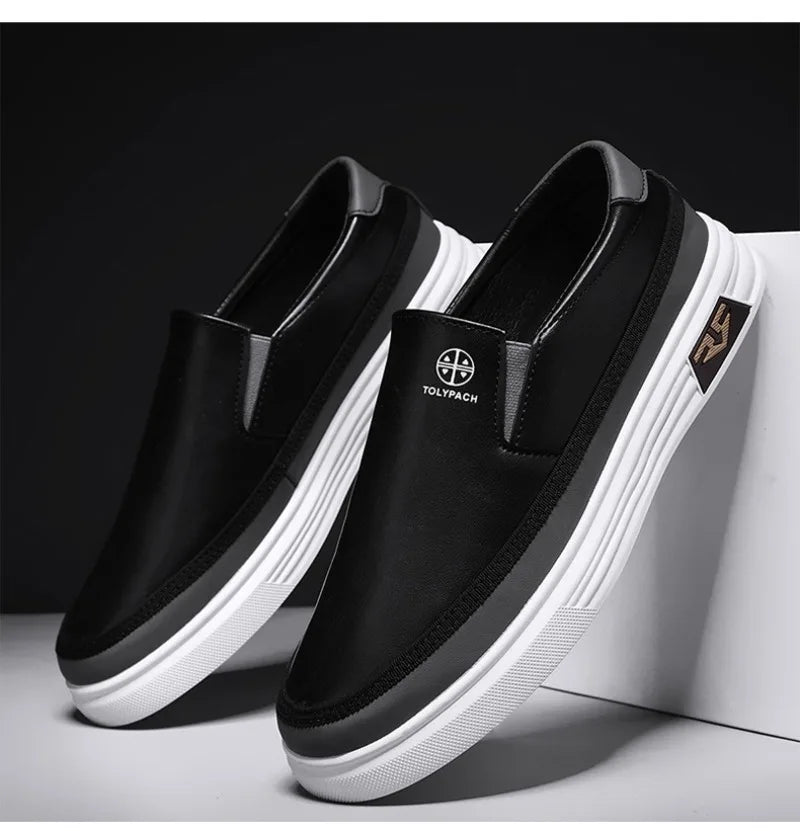 Men's Loafers Fashion Handmade Leather Shoes Luxury Brand Casual Shoe Classics Business Men's Dress Shoes Slip on Driving Shoes
