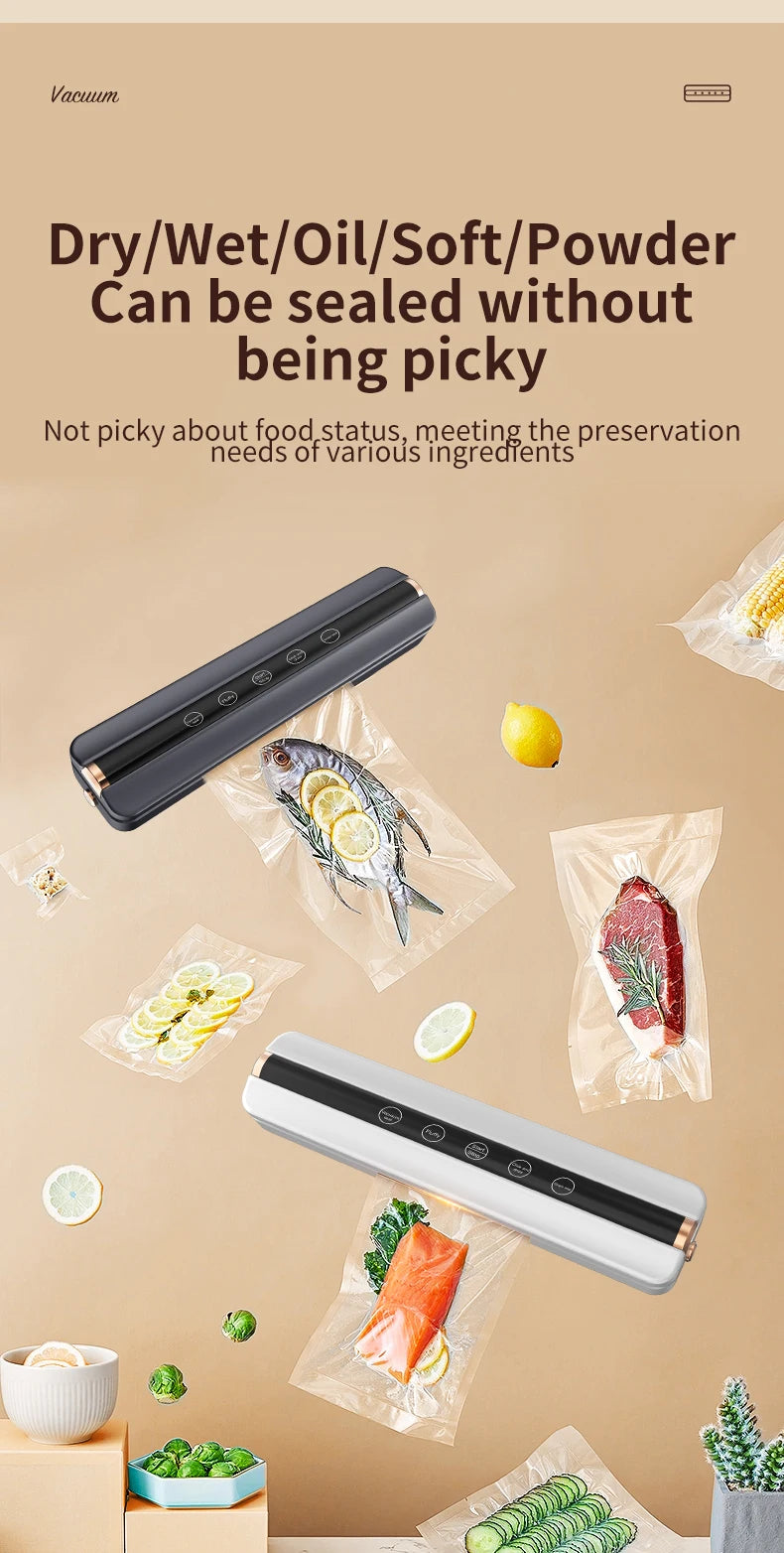 Wireless Fully Automatic Vacuum Sealing Machine Both Dry And Wet Oil Powders Fluffiness Tapping and Single Sealing