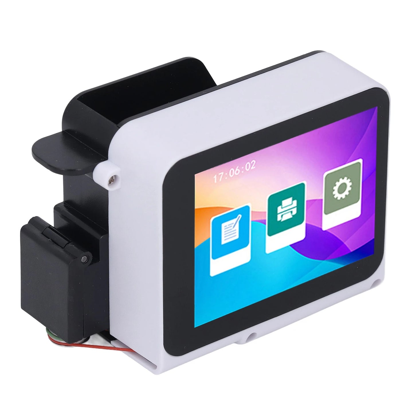 Handheld Printer 300-600dpi Adjustable USB 3.5mm Interface Mini Inkjet Printer for Batch Serial Number for Plastic Wood Fabric