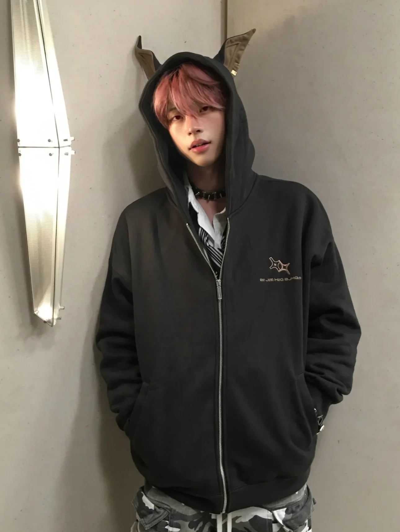 American Doberman Hoodie Men's Trendy Street Hiphop Coat Autumn Rascal Handsome Zipper Cardigan Loose Hip Hop Unisex Coat