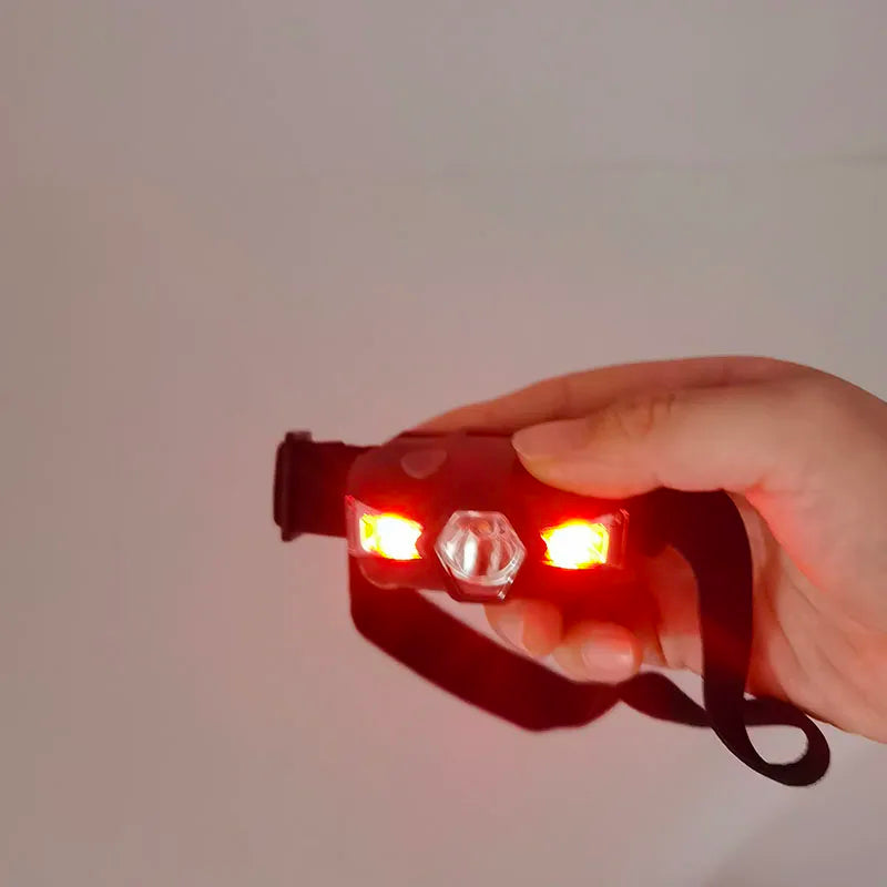 super bright 800LM 5 Modes Mini Led AA Headlamp Headlight Frontal Head Light Torch Red White outdoor Lamp for Camping fishing C1
