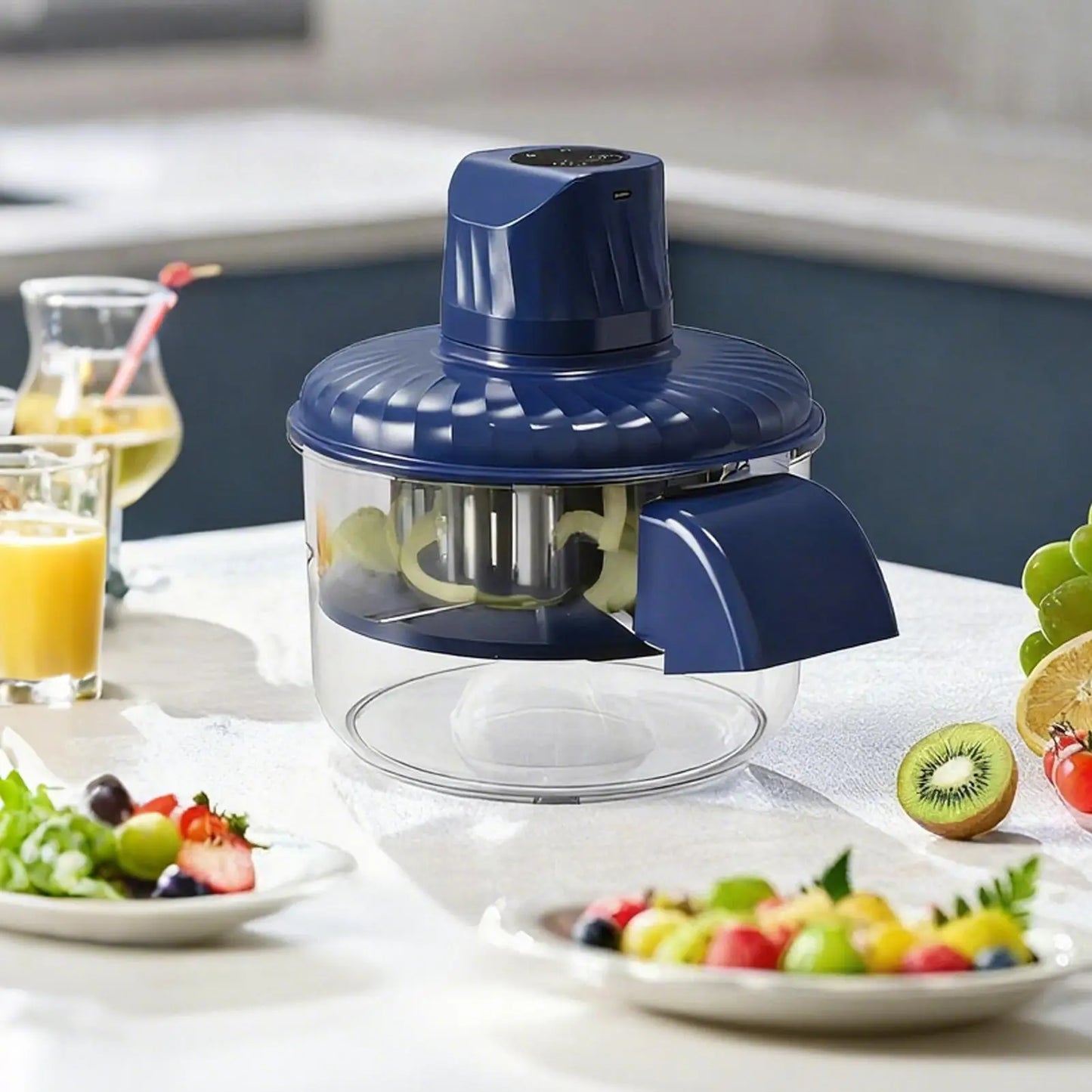 Grape Peeling Machine Kitchen Skin Remover Tool Large Capacity Automatic Peeler for Garlic Grape Potato Tomato Pomegranate Fruit
