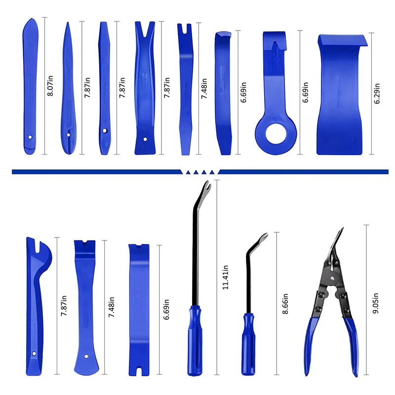 Auto Car Instrument Board Removal Tool Kit Automobile Sound Disassembly Kit Hand Tool Set Crowbar Screwdriver Deluxe Toolkit