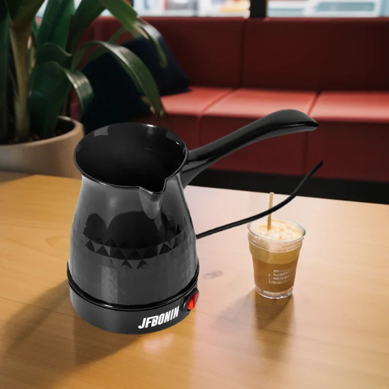 JFBONIN 0.35L Electric Turkish Plastic Coffee Pot Electric Kettle Quick Boiling Teapot Middle East Brewing Coffee