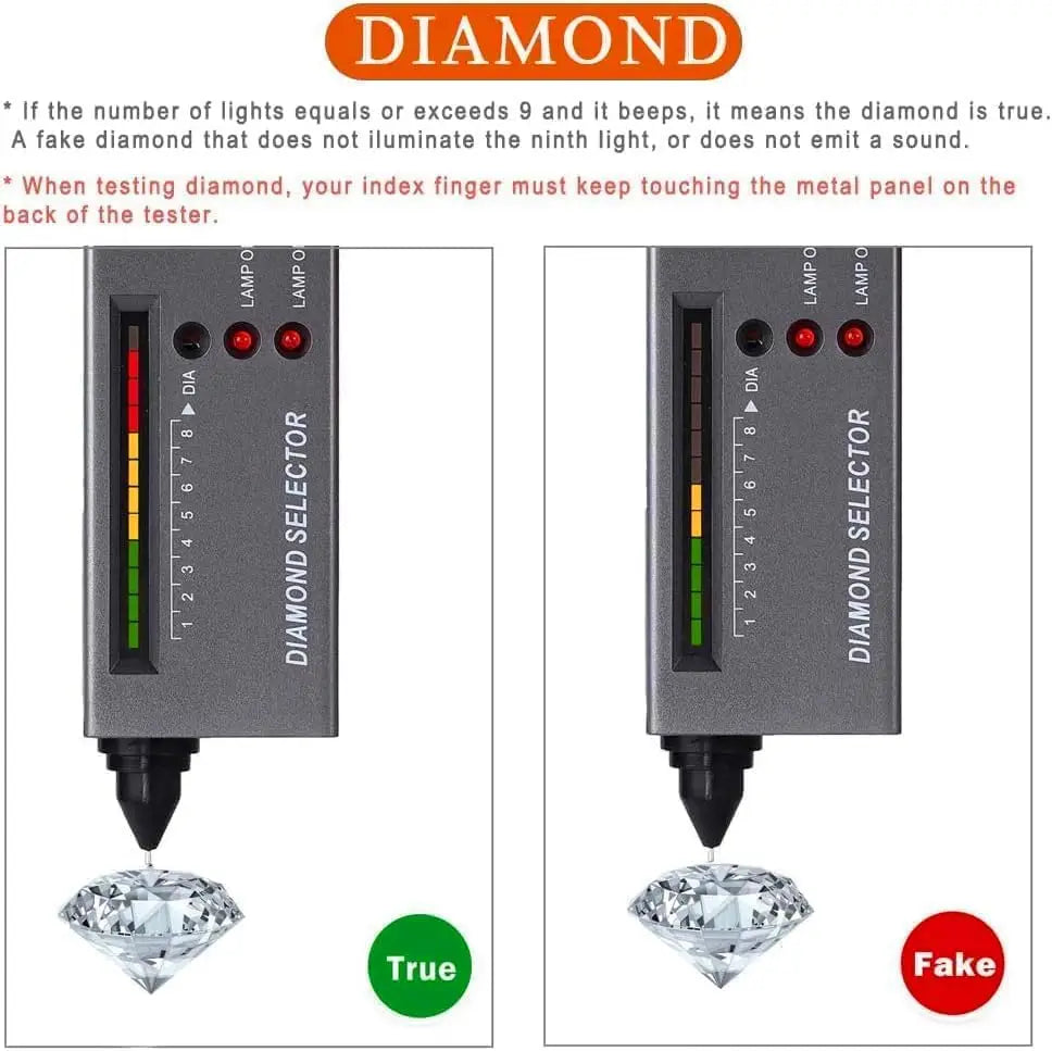 Diamond Tester High Accuracy Diamond Tester Pen Jewelry Diamond Tester Professional Diamond Selector Diamond Tester Kit