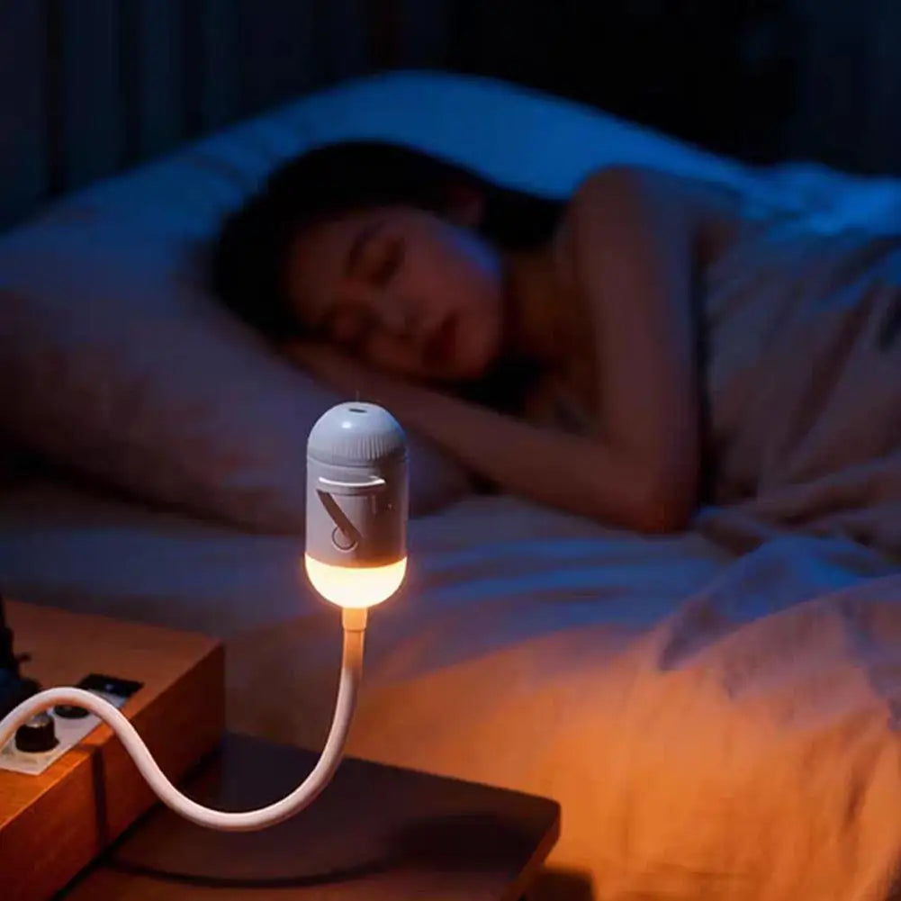 2-in-1 Mini Galaxy Star Projector Night Light USB 360° Rotatable LED Starry Sky Ambient Lamp Sleep Lighting for Bedroom Decor