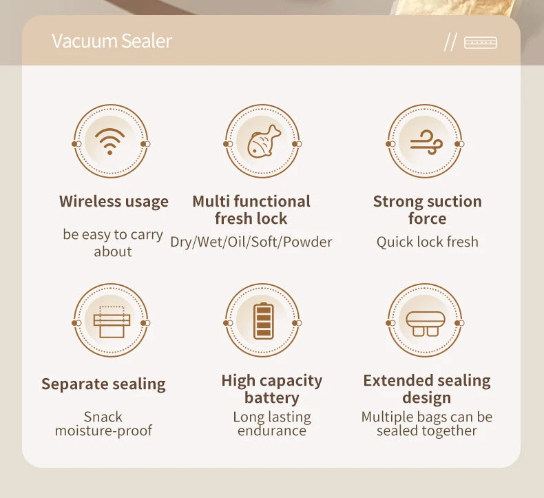 Wireless Fully Automatic Vacuum Sealing Machine Both Dry And Wet Oil Powders Fluffiness Tapping and Single Sealing