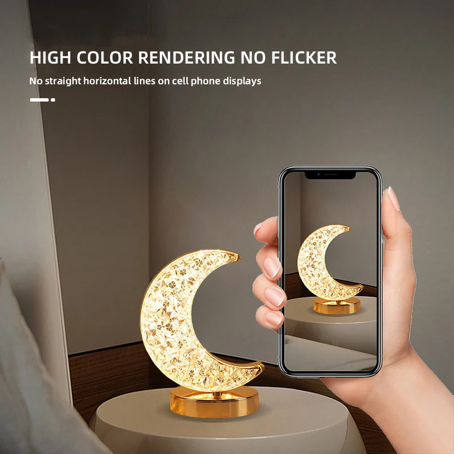 Dreamy Quicksand Painting RGB Art Table Lamp,3D Dynamic Deep Sea Sandscape,Round Glass,Dimmable Night Light,Office,Living Room