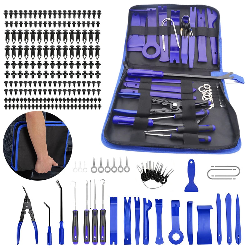 Auto Car Instrument Board Removal Tool Kit Automobile Sound Disassembly Kit Hand Tool Set Crowbar Screwdriver Deluxe Toolkit
