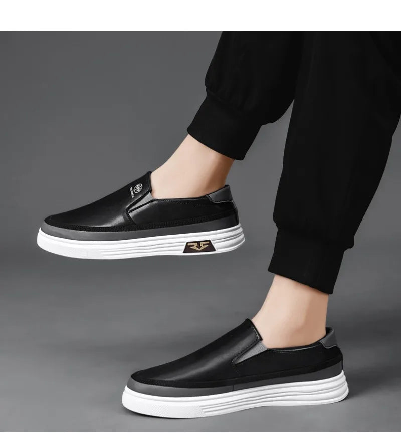 Men's Loafers Fashion Handmade Leather Shoes Luxury Brand Casual Shoe Classics Business Men's Dress Shoes Slip on Driving Shoes