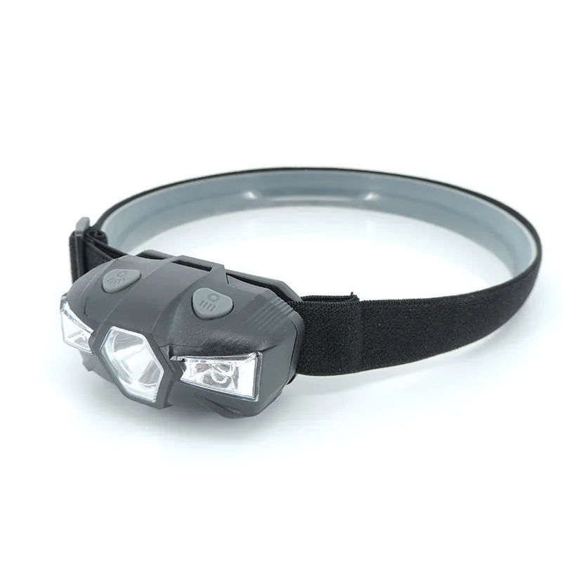 super bright 800LM 5 Modes Mini Led AA Headlamp Headlight Frontal Head Light Torch Red White outdoor Lamp for Camping fishing C1
