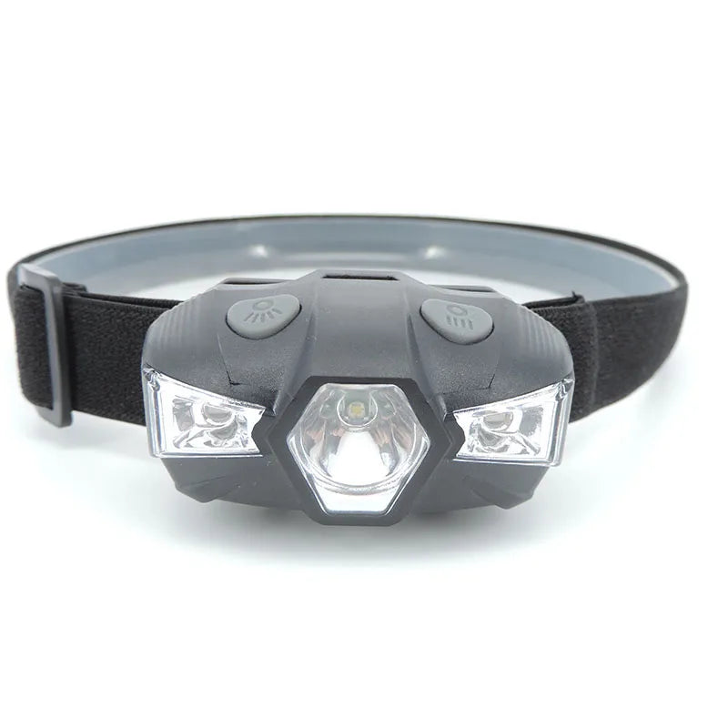 super bright 800LM 5 Modes Mini Led AA Headlamp Headlight Frontal Head Light Torch Red White outdoor Lamp for Camping fishing C1