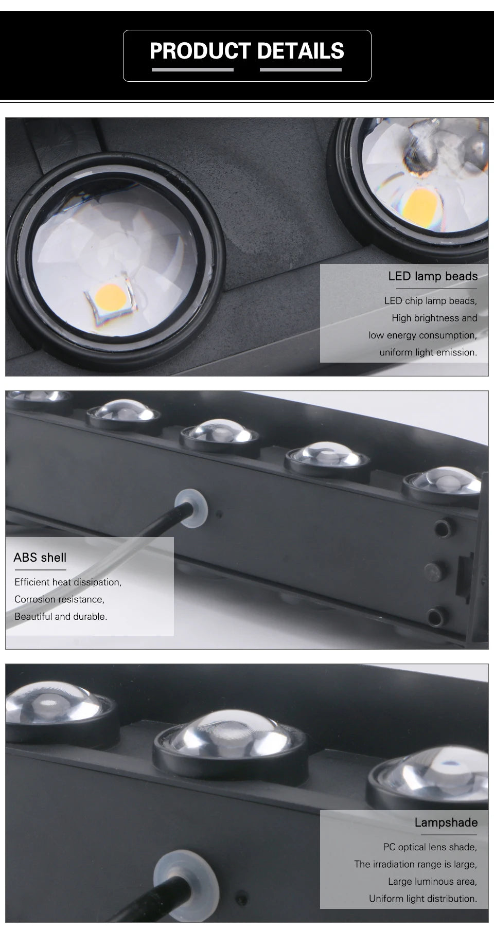 Modern Outdoor Wall Lamp Waterproof LED Wall lamp AC85-265V 6W 10W Decoration lamps For Bedroom Aisle Gallery Living Room
