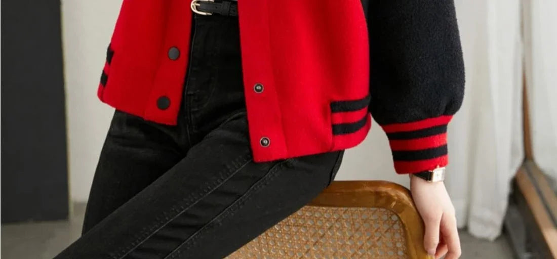 Loose Bomber Jacket for Women New in Short Baseball Aviator Coat Woman Youthful Long Sleeve Harajuku Elegant Sale Demi-season