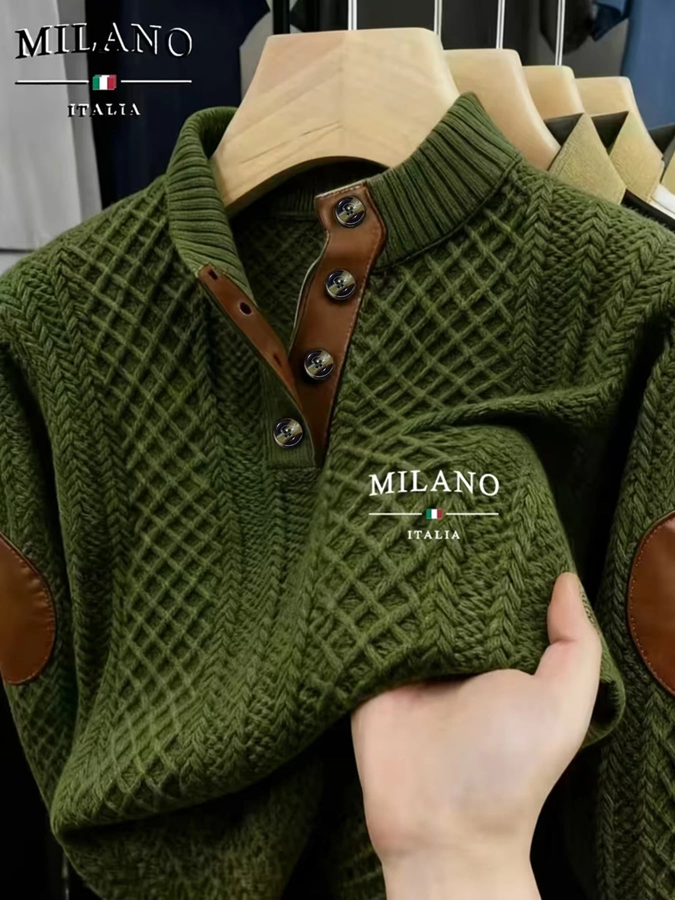 Men's Fashionable Hoodie Warm Material Solid Color Pattern Casual Wear for Autumn Winter Can Be Worn outside Or inside