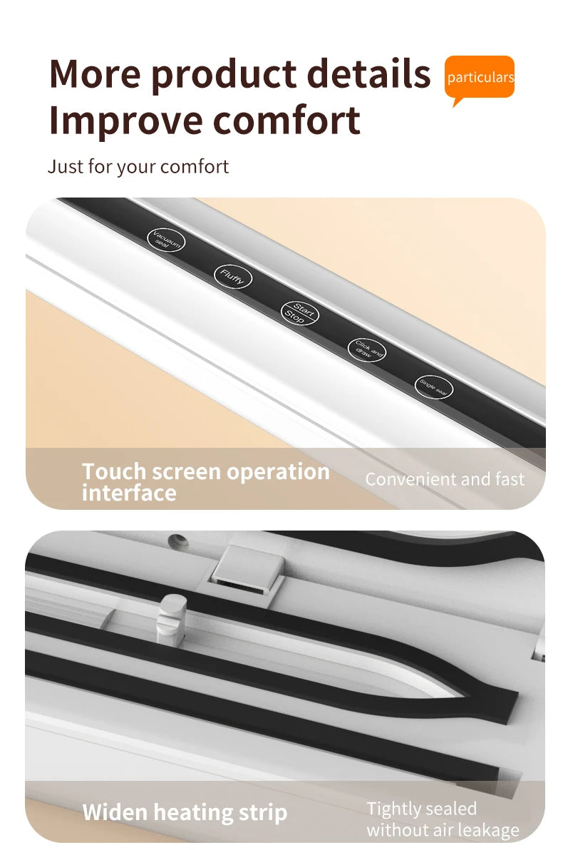 Wireless Fully Automatic Vacuum Sealing Machine Both Dry And Wet Oil Powders Fluffiness Tapping and Single Sealing