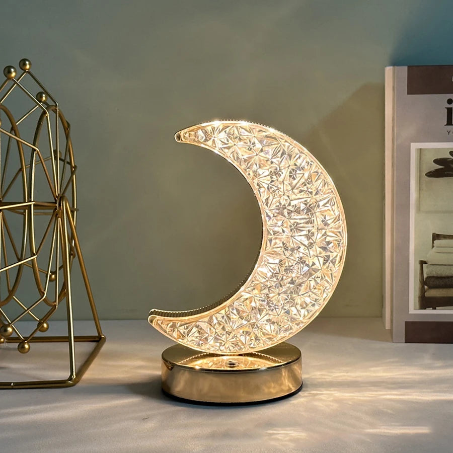 Dreamy Quicksand Painting RGB Art Table Lamp,3D Dynamic Deep Sea Sandscape,Round Glass,Dimmable Night Light,Office,Living Room