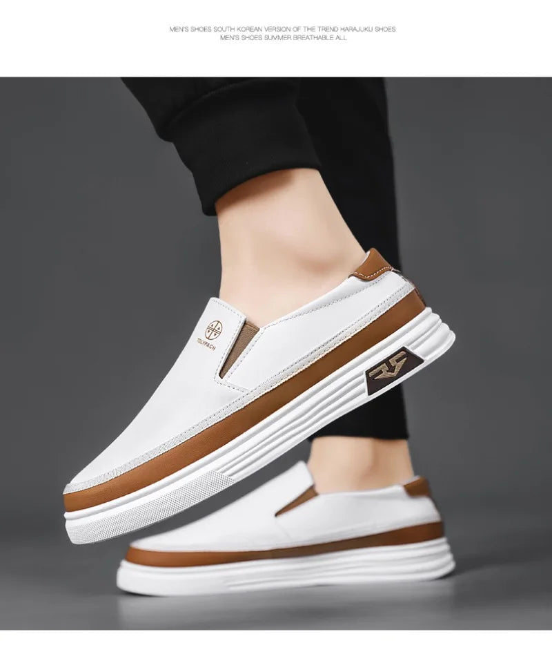 Men's Loafers Fashion Handmade Leather Shoes Luxury Brand Casual Shoe Classics Business Men's Dress Shoes Slip on Driving Shoes