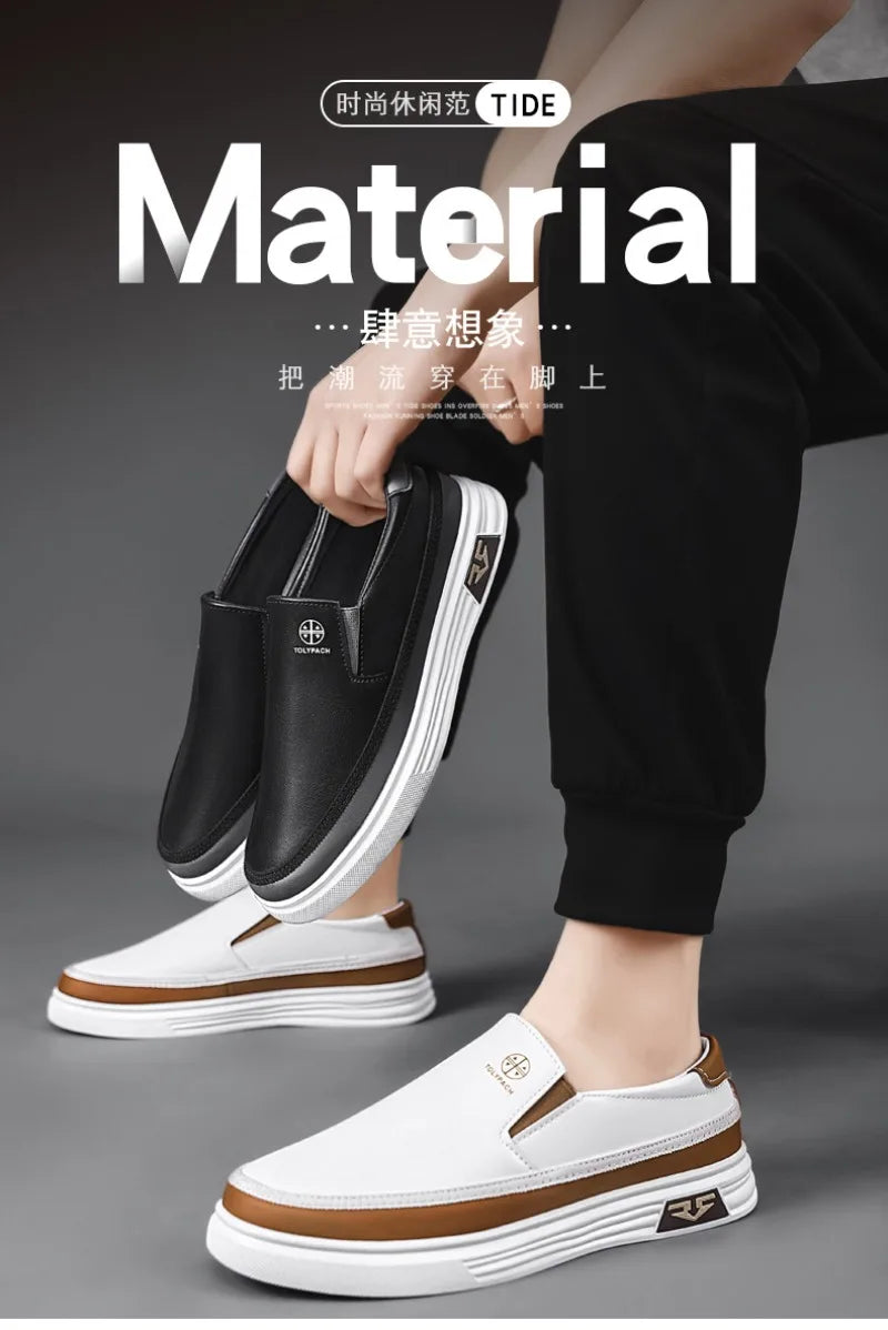 Men's Loafers Fashion Handmade Leather Shoes Luxury Brand Casual Shoe Classics Business Men's Dress Shoes Slip on Driving Shoes