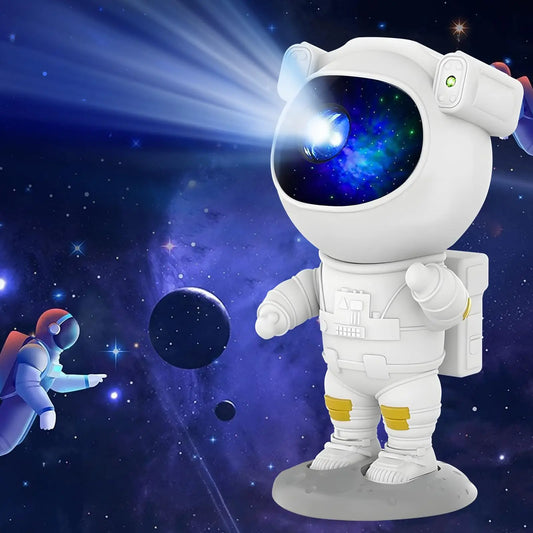 Astronaut Star Projector Night Light 360 Adjustable with Timer and Remote Control for Bedroom Party Birthday Decorations Gifts