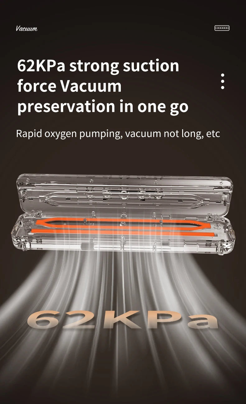 Wireless Fully Automatic Vacuum Sealing Machine Both Dry And Wet Oil Powders Fluffiness Tapping and Single Sealing