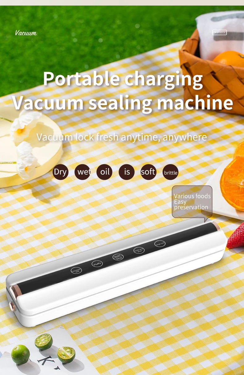 Wireless Fully Automatic Vacuum Sealing Machine Both Dry And Wet Oil Powders Fluffiness Tapping and Single Sealing